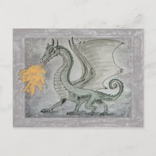 Fire Breathing Dragon Postcard