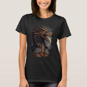 Fire breathing eagle of freedom and strength T-Shirt