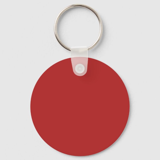 Fire Brick Red B22222 Colour - Add Your Name Optio Keychain (Front)