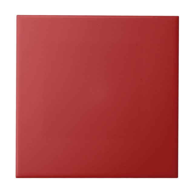 Fire Brick Red B22222 Colour, Option to Add Image Tile (Front)
