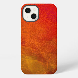 Fire - Bright Orange Red Yellow Abstract Art iPhone 13 Case