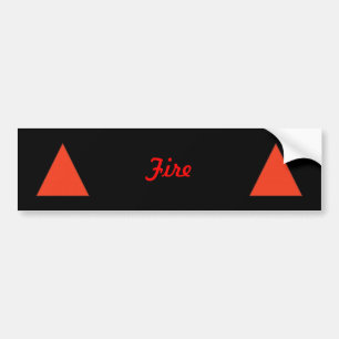 Fire Bumper Sticker