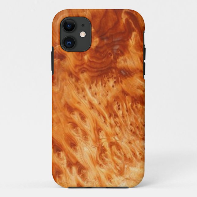Fire Burl Woodgrain iPhone 5 case (Back)