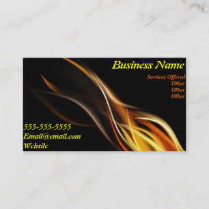 Fire Business Card