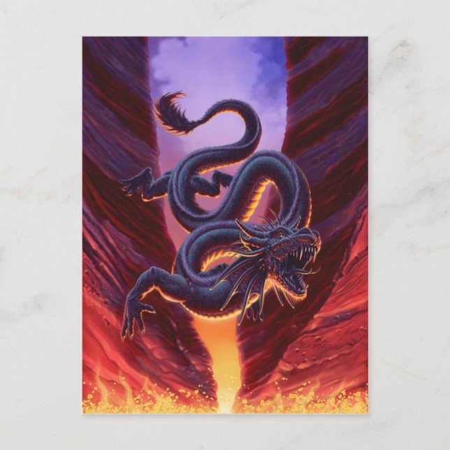 "Fire Cavern" Postcard (Front)