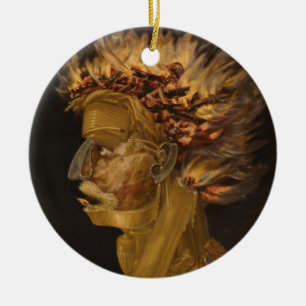 Fire Ceramic Ornament