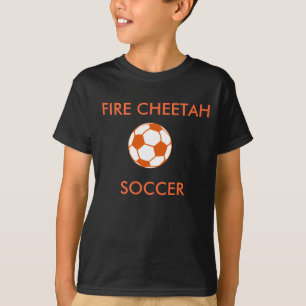 Fire Cheetah Soccer T-Shirt