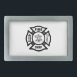 Fire Chief Belt Buckle<br><div class="desc">Firefighter gifts and apparel for firefighters features fire dept theme logo for firemen and female firefighters on t-shirts,  apparel,  gift mugs,  mousepads and firefighter ties for men.</div>
