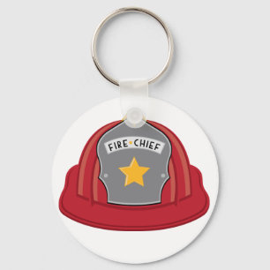 Fire Chief Helmet Keychain