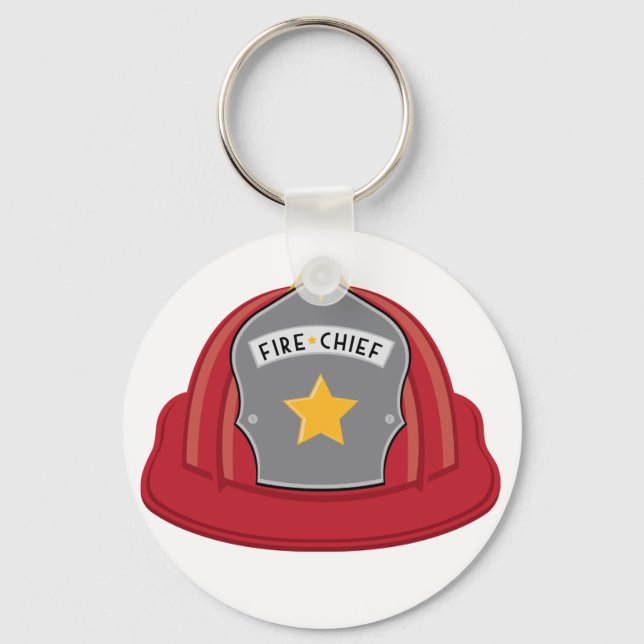 Fire Chief Helmet Keychain (Front)