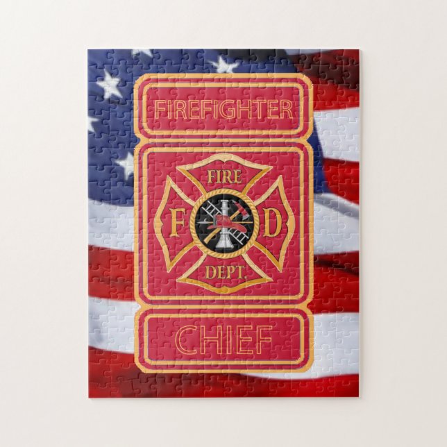 Fire Chief Jigsaw Puzzle (Vertical)