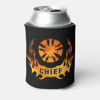 Fire Chiefs Flames Can Cooler