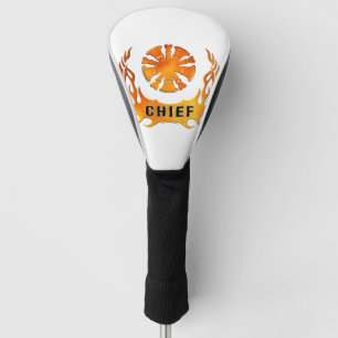 Fire Chiefs Flames  Golf Head Cover