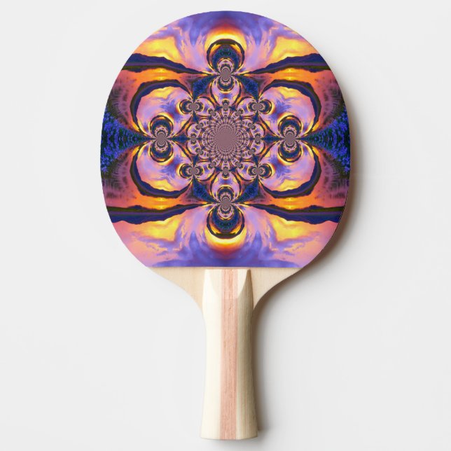 Fire Clouds Ping Pong Paddle (Front)
