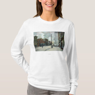 Fire Coming Up Third Street, 1906 Earthquake T-Shirt