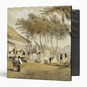 Fire Company's House and Engine, Yokuhama, from 'N Binder