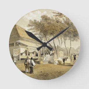 Fire Company's House and Engine, Yokuhama, from 'N Round Clock