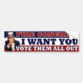 Fire Congress Bumper Sticker