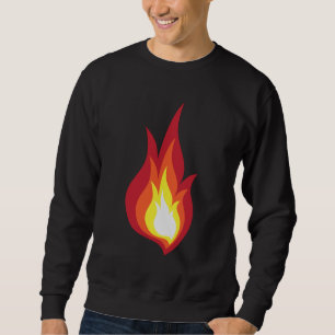Fire costume flame - it glows fireworks sweatshirt
