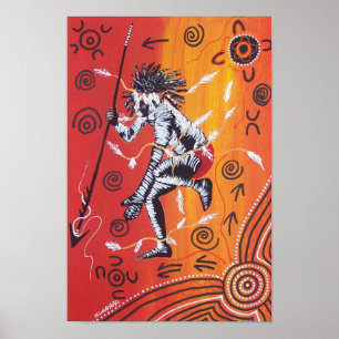 Fire Dancer Poster by Mundara