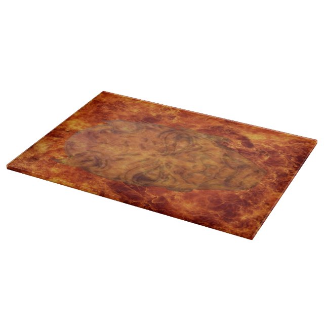 Fire Demon Cutting Board (Corner)