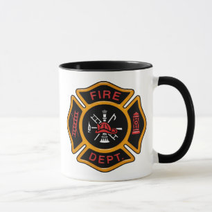 Fire Department Badge Mug