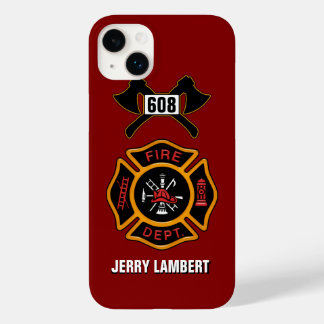 Fire Department Badge Name Template Case-Mate iPhone 14 Plus Case