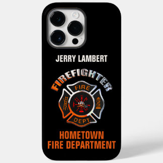 Fire Department Chrome Name Template Case-Mate iPhone 14 Pro Max Case