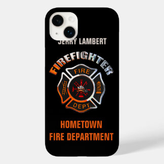 Fire Department Chrome Name Template Case-Mate iPhone 14 Plus Case