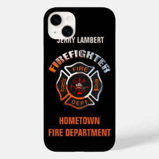 Fire Department Chrome Name Template Case-Mate iPhone 14 Plus Case