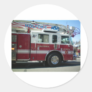 Fire Department Classic Round Sticker