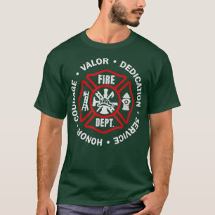 Fire Department Firefighter Fireman's Day Father G T-Shirt