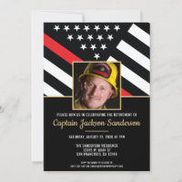 Fire Department Firefighter Retirement Party Photo