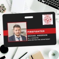 Fire Department Fireman ID Photo Firefighter ID