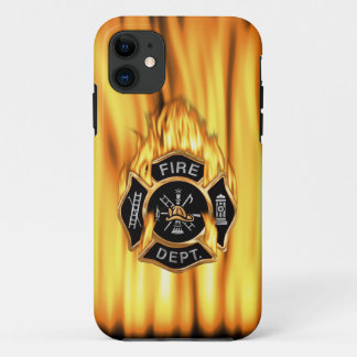 Fire Department Flames iPhone 11 Case