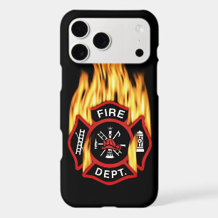 Fire Department Flaming Badge
