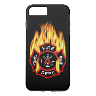Fire Department Flaming Badge Case-Mate iPhone Case