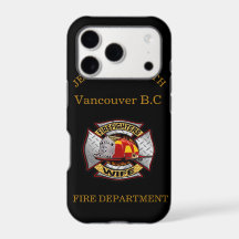 Fire Department Gold And Silver Wife Badge