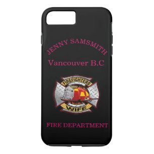 Fire Department Gold And Silver Wife Badge Case-Mate iPhone Case