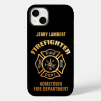 Fire Department Gold Name Template