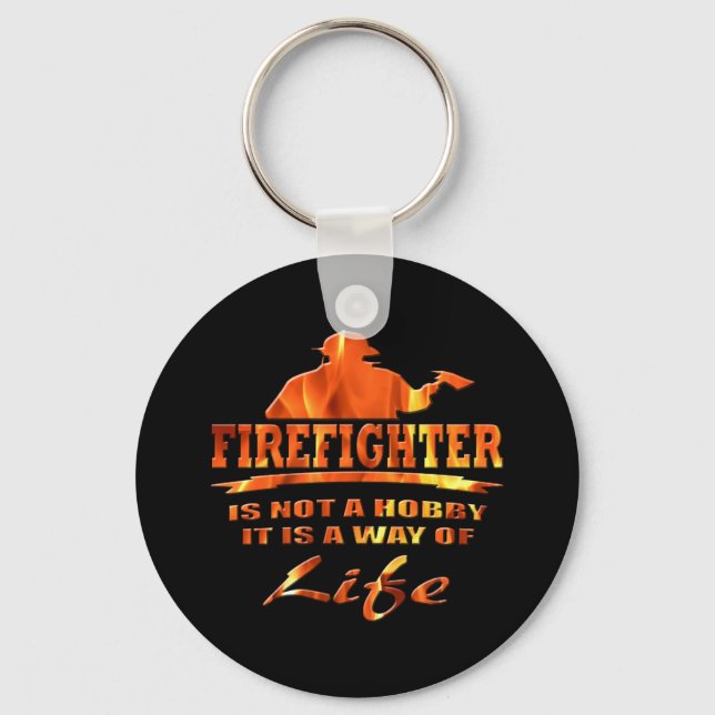 fire Department Keychain (Front)