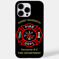 Fire Department logo Black And Red Badge11