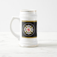 Fire Department logo Blue And White Badge