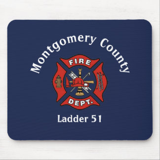 Fire Department Logo Custom Mouse Pad