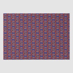 Fire Department Logo Pattern Tissue Paper
