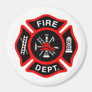 Fire Department Maltese Cross Magnet