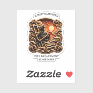 Fire Departments Badge Of Everyday Heroes