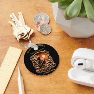 Fire Departments Badge Of Everyday Heroes Keychain
