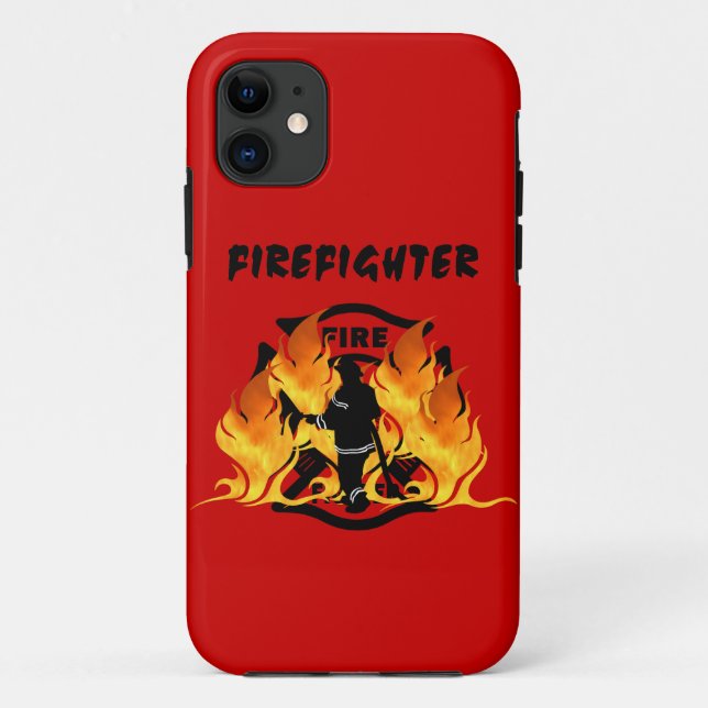 Fire Dept Flames Case-Mate iPhone Case (Back)