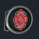 Fire Dept Maltese Cross Oval Belt Buckle<br><div class="desc">Fire Dept Maltese Cross Oval Belt Buckle is the perfect gift item for any firefighter to wear proudly.</div>